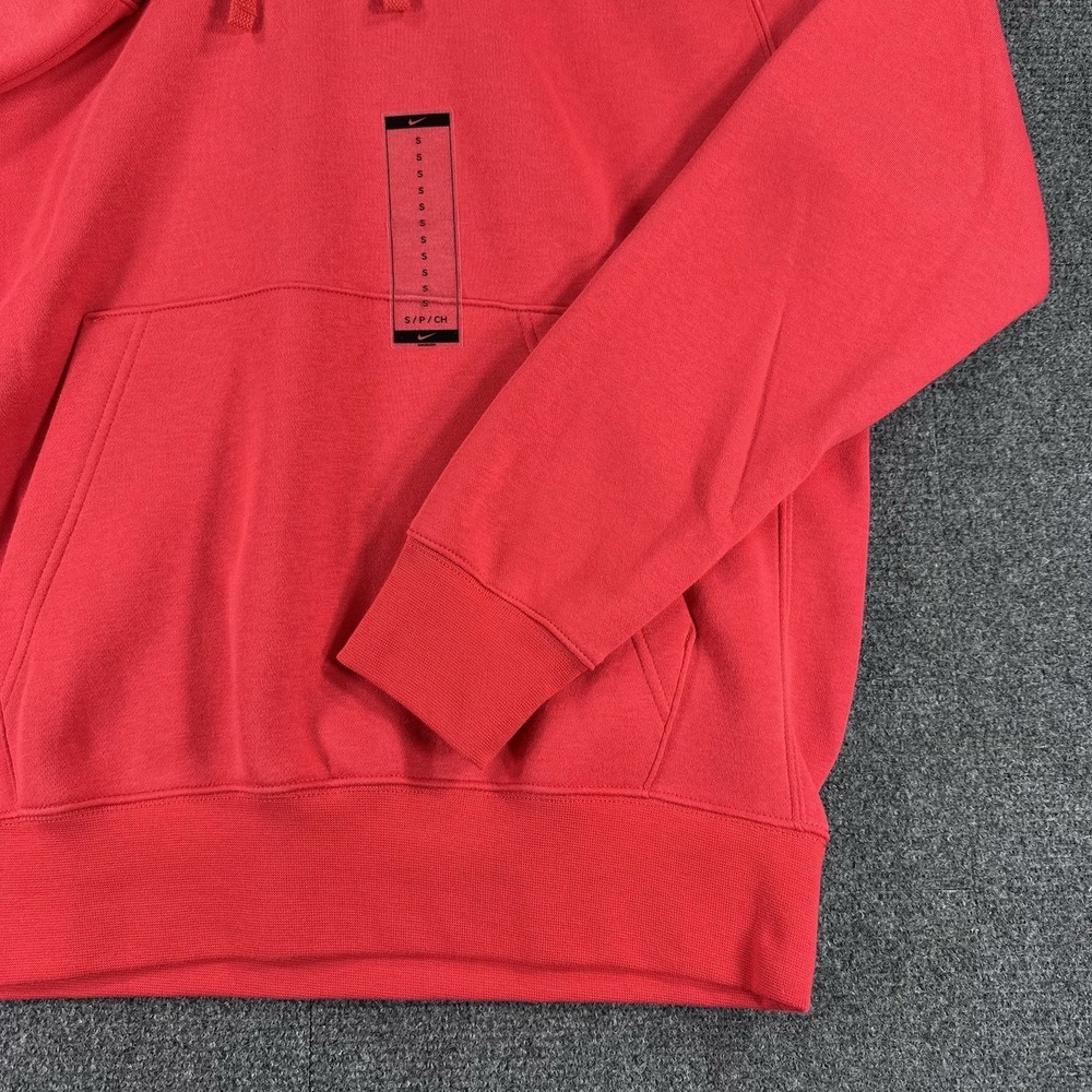 Nike Sportswear Club Fleece University Red Hoodie Men's Sz S (BV2654 657) - Picture 7 of 16